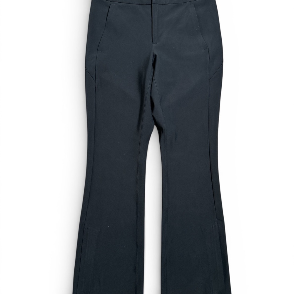Athleta Stellar Flare Trouser Pant Women's Black Stretch NWOT.  Size 4P - Picture 11 of 12